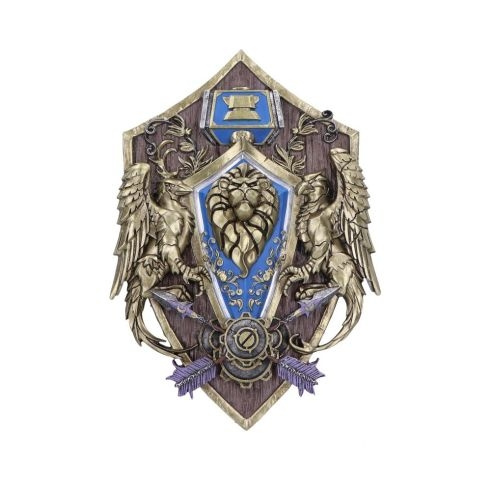 Nemesis Now World of Warcraft Alliance Veggplakett Høyde 30 cm i gruppen SPORT, FRITID & HOBBY / Morsomme produkter / Samlerobjekter hos TP E-commerce Nordic AB (D15615)