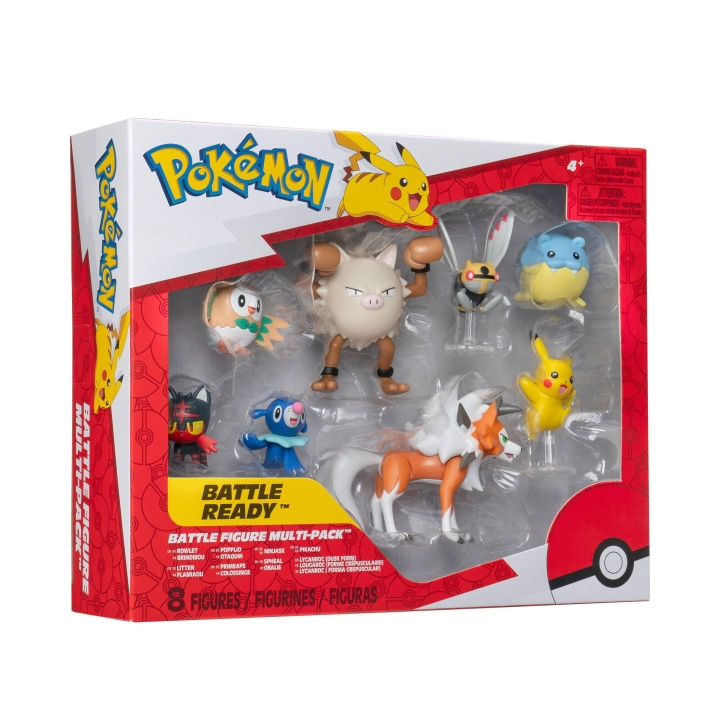 Pokémon Kampfigur 8 Pk (PKW3616) i gruppen LEKER, BARN OG BABY / Spill / Kortspill hos TP E-commerce Nordic AB (D15634)