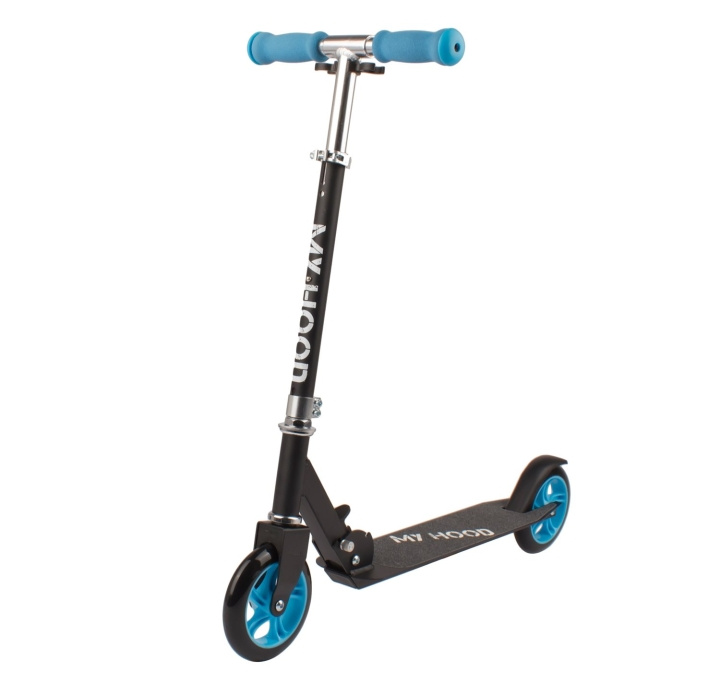 My Hood Sparkesykkel 145 Svart/turkis (505162) i gruppen LEKER, BARN OG BABY / Uteleker / Sykler & sparkesykler hos TP E-commerce Nordic AB (D15648)