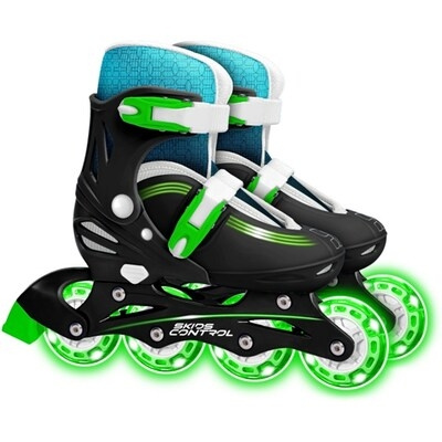 Skids Control INLINERS m/lys. Justerbar 5-9 år ( 60226 ) i gruppen LEKER, BARN OG BABY / Uteleker / Sport & spill hos TP E-commerce Nordic AB (D15662)