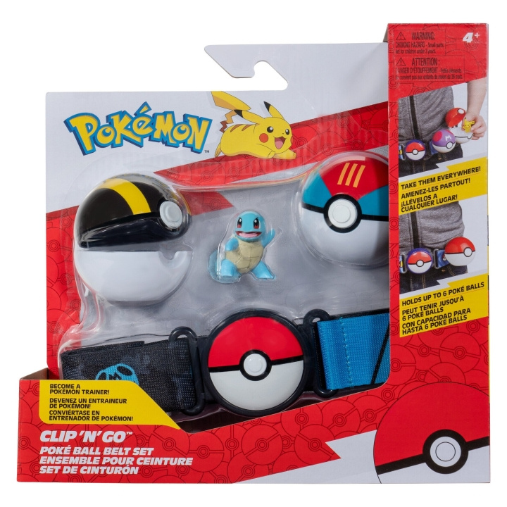 Pokémon Clip N Go belte sett Squirtle (PKW3648) i gruppen LEKER, BARN OG BABY / Leker / Lekesett hos TP E-commerce Nordic AB (D15663)