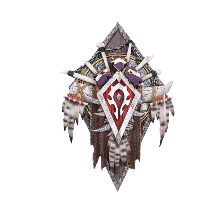 Nemesis Now World of Warcraft Horde veggplakett høyde 30 cm i gruppen SPORT, FRITID & HOBBY / Morsomme produkter / Samlerobjekter hos TP E-commerce Nordic AB (D15676)