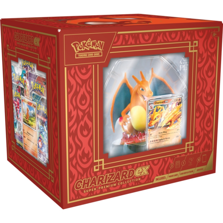 Pokémon Charizard ex Super-Premium Collection (POK11200) i gruppen LEKER, BARN OG BABY / Spill / Kortspill hos TP E-commerce Nordic AB (D15710)