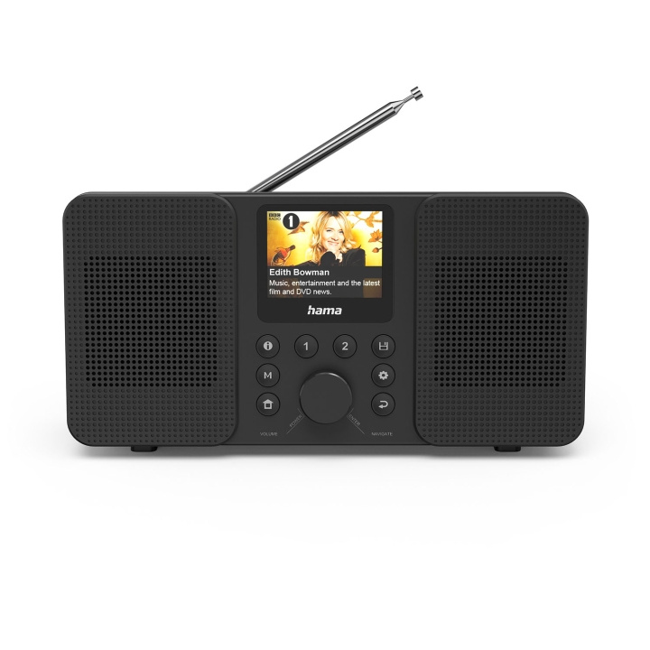 Hama Radio DAB+ FM Internet DIR10 Bluetooth Black i gruppen Elektronikk / Lyd & Bilde / Hjemmekino, HiFi og bærbar / Radio & Vekkerklokker / Radio hos TP E-commerce Nordic AB (D15804)