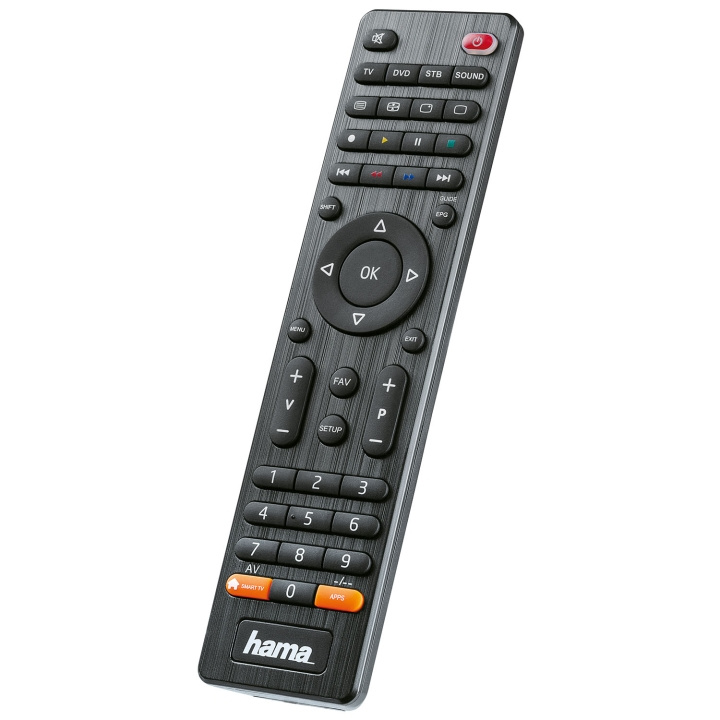 Hama Fjernkontroll Universal 4in1 i gruppen Elektronikk / Lyd & Bilde / TV og tilbehør / Fjernkontroller hos TP E-commerce Nordic AB (D15807)