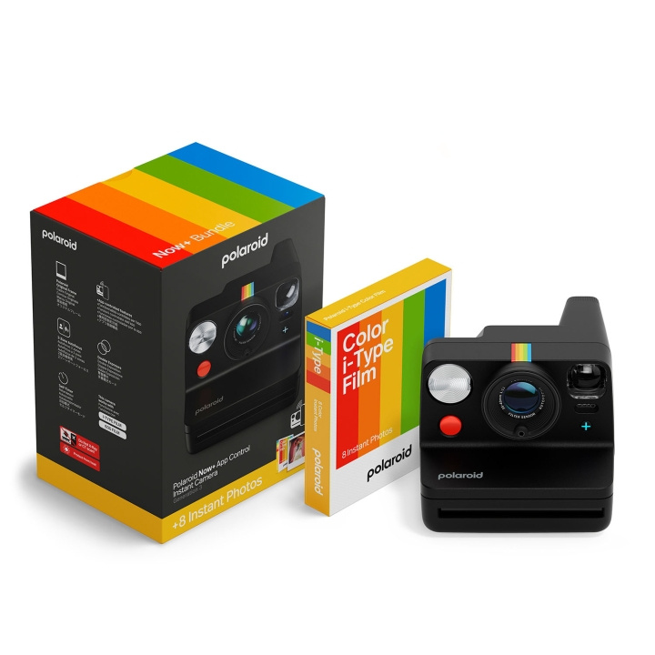 Polaroid Kamera Polaroid Now+ Generation 3 E-Box Svart i gruppen Elektronikk / Foto og video / Kameraer hos TP E-commerce Nordic AB (D15825)