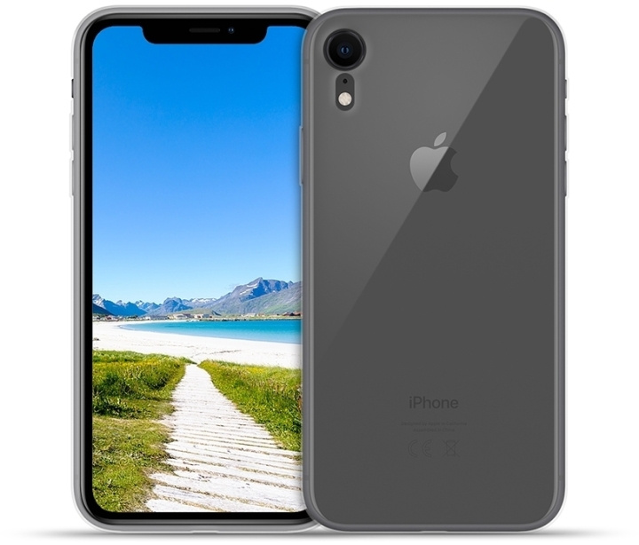 Wave silikondeksel for iPhone XR, gjennomsiktig i gruppen SMARTTELEFON & NETTBRETT / Mobilbeskyttelse / Apple / iPhone XR / Deksel hos TP E-commerce Nordic AB (D15882)