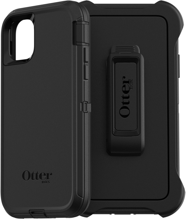 Otterbox Defender beskyttelsesveske, Apple iPhone 11, svart i gruppen SMARTTELEFON & NETTBRETT / Mobilbeskyttelse / Apple / iPhone 11 hos TP E-commerce Nordic AB (D15899)