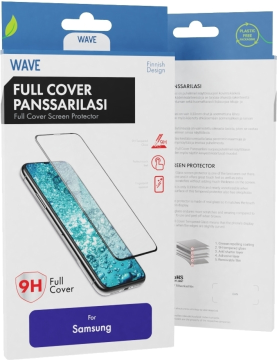 Wave Heldeksel, Samsung Galaxy A51 / A51 5G, svart i gruppen SMARTTELEFON & NETTBRETT / Mobilbeskyttelse / Samsung hos TP E-commerce Nordic AB (D15906)