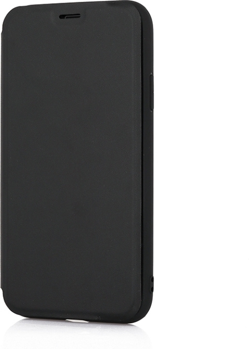 Wave Ultra Slim beskyttelsesveske, iPhone 11, svart i gruppen SMARTTELEFON & NETTBRETT / Mobilbeskyttelse / Apple / iPhone 11 / Flippdeksel hos TP E-commerce Nordic AB (D15940)