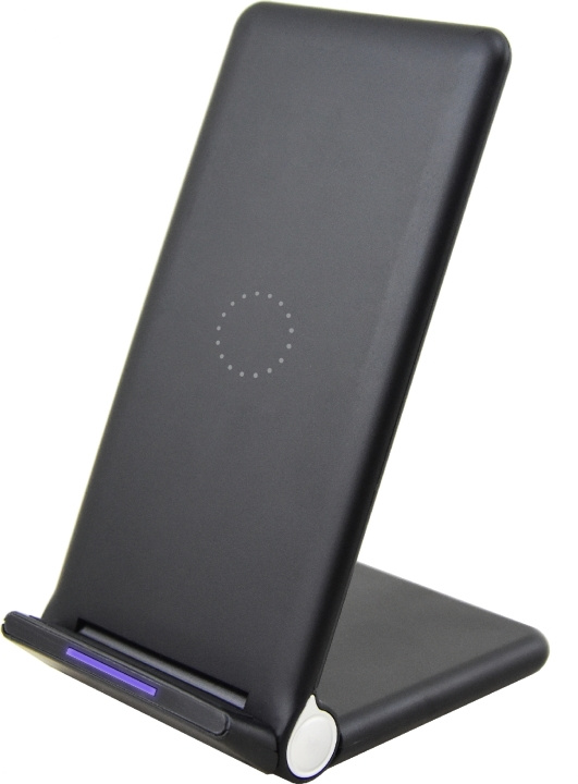 Wave Qi Desktop Stand 15W med trådløs lading, svart i gruppen SMARTTELEFON & NETTBRETT / Ladere og Kabler / Trådløs lader QI hos TP E-commerce Nordic AB (D15954)