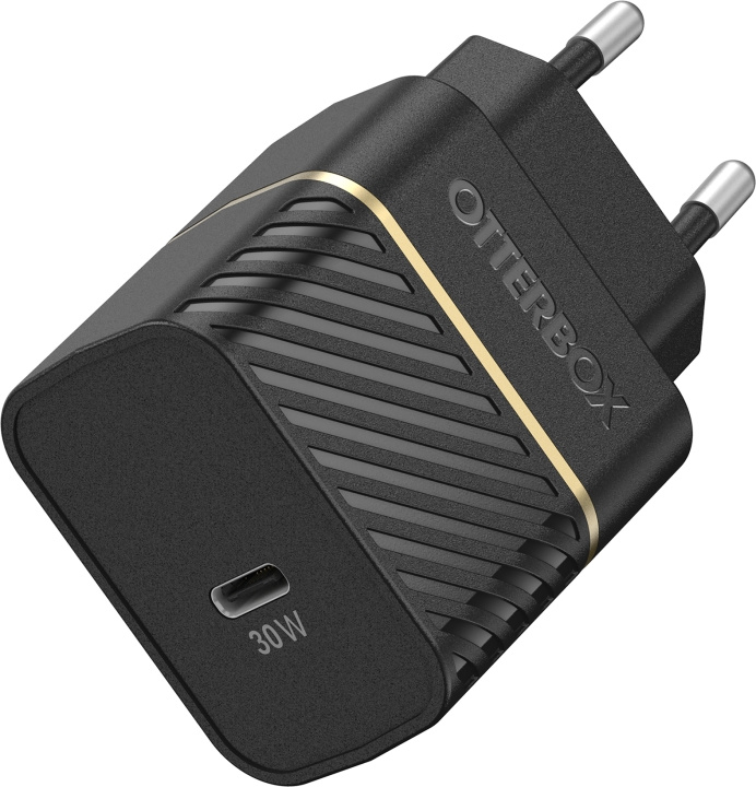 Otterbox 30 W hurtiglader, USB-C, svart i gruppen SMARTTELEFON & NETTBRETT / Ladere og Kabler / Vegglader / Vegglader Type C hos TP E-commerce Nordic AB (D15959)
