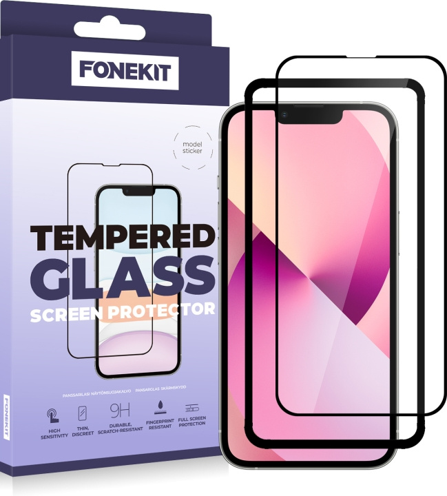 FoneKit Heldeksel, iPhone 13 mini, svart i gruppen SMARTTELEFON & NETTBRETT / Mobilbeskyttelse / Apple / iPhone 13 Mini hos TP E-commerce Nordic AB (D16036)