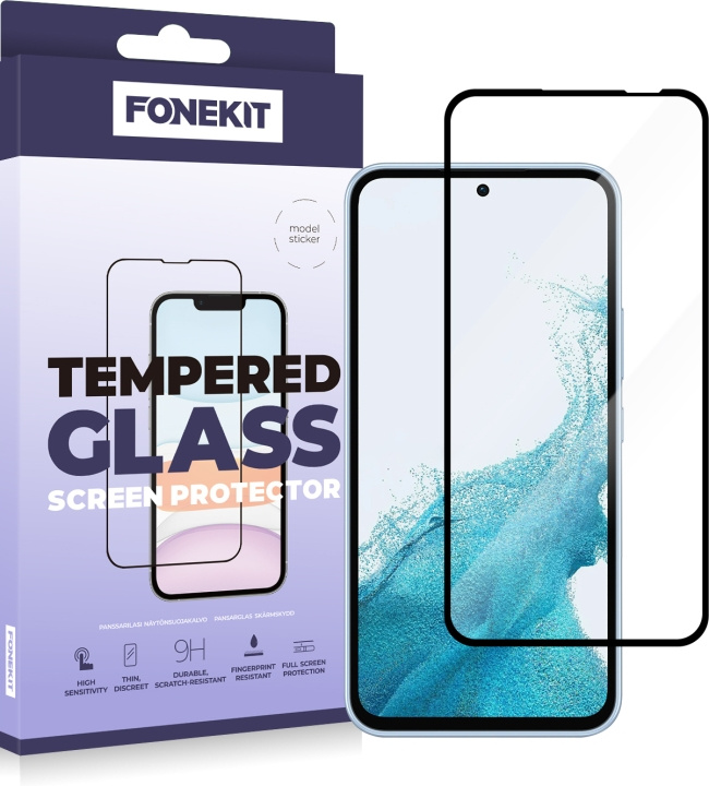 FoneKit Heldeksel, Samsung Galaxy A54 5G / S23 FE, svart i gruppen SMARTTELEFON & NETTBRETT / Mobilbeskyttelse / Samsung hos TP E-commerce Nordic AB (D16159)