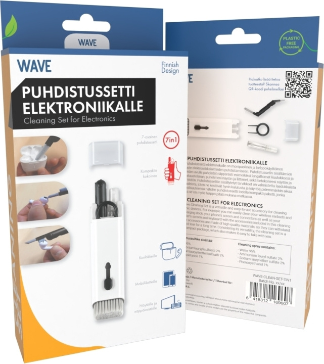 Wave 7IN1 rengjøringssett for elektronikk i gruppen Datautstyr / Datamaskin Tilbehør / Rengjøring hos TP E-commerce Nordic AB (D16202)