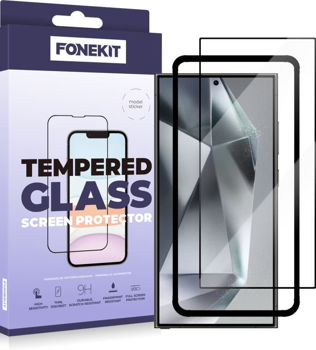 FoneKit Heldeksel, Samsung Galaxy S24 Ultra, svart i gruppen SMARTTELEFON & NETTBRETT / Mobilbeskyttelse / Samsung hos TP E-commerce Nordic AB (D16265)