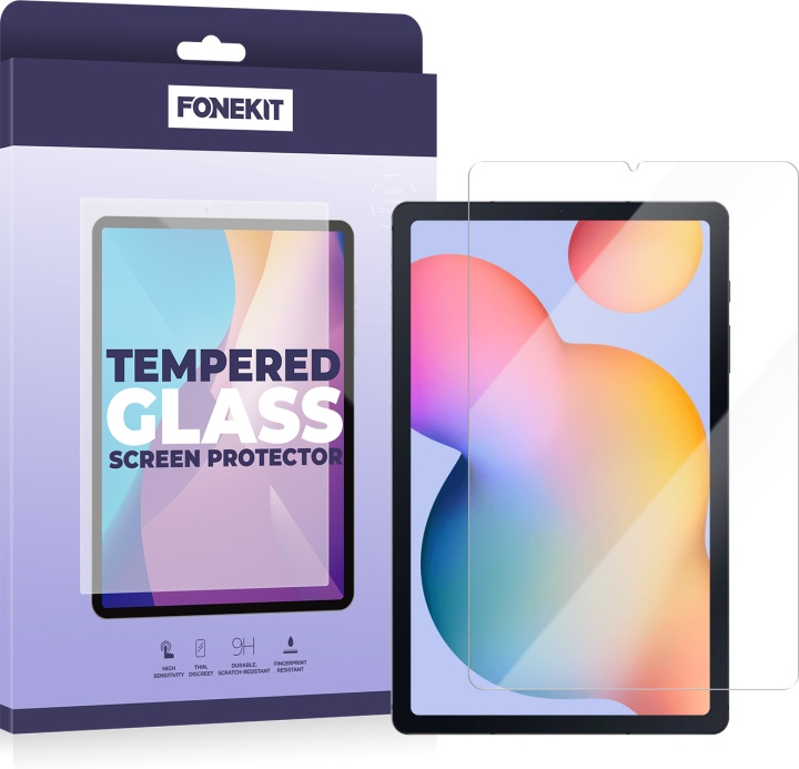 FoneKit panserglass, Samsung Galaxy Tab S6 Lite i gruppen SMARTTELEFON & NETTBRETT / Nettbrettbeskyttelse / Samsung-nettbrett hos TP E-commerce Nordic AB (D16437)