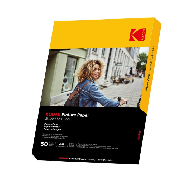 Kodak 21x29,7cm Glossy Photo Paper 230g/m² 50 Sheets i gruppen Elektronikk / Foto og video / Fotograferingsutstyr / Annet hos TP E-commerce Nordic AB (D16444)