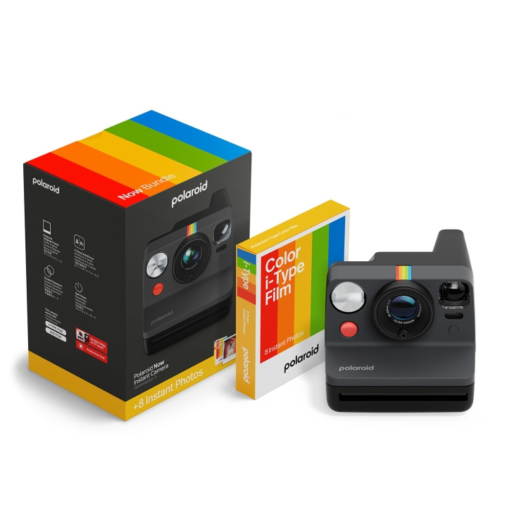 Polaroid Camera Now Generation 3 E-Box Instant Svart i gruppen Elektronikk / Foto og video / Kameraer hos TP E-commerce Nordic AB (D16466)