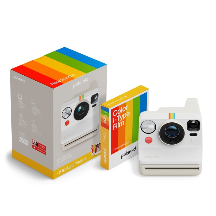 Polaroid Camera Now Generation 3 E-Box Instant Hvit i gruppen Elektronikk / Foto og video / Kameraer hos TP E-commerce Nordic AB (D16467)
