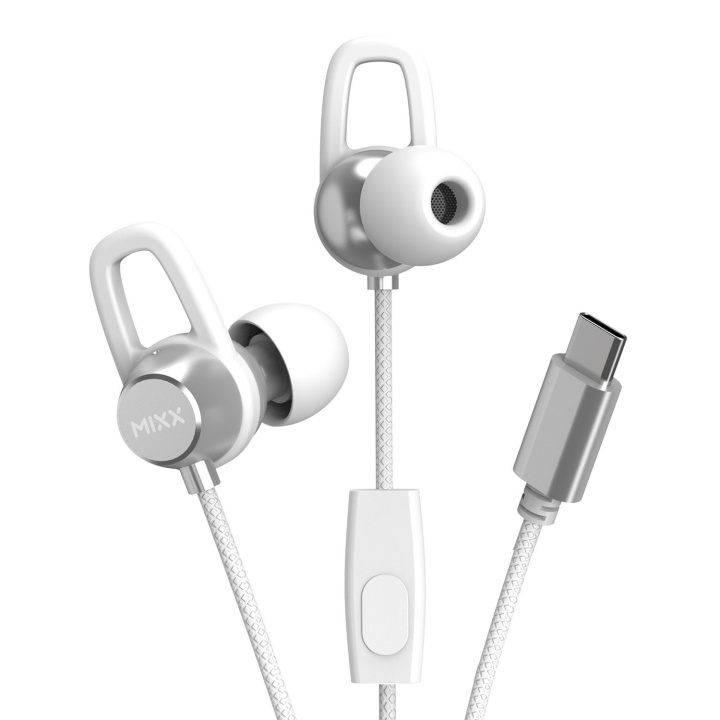 MIXX Hodetelefon Soundport USB-C In-Ear Kablede Hvit i gruppen Elektronikk / Lyd & Bilde / Hodetelefoner & Tilbehør / Hodetelefoner hos TP E-commerce Nordic AB (D16473)