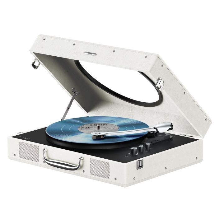 MIXX Vinylplatespiller Revival 65 Stereo Krem i gruppen Elektronikk / Lyd & Bilde / Hjemmekino, HiFi og bærbar / Kompakt Stereo & Platespillere hos TP E-commerce Nordic AB (D16479)