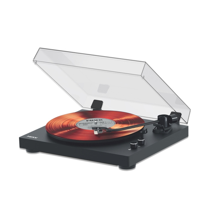 MIXX Vinylplatespiller Analog 5 Stereo Svart i gruppen Elektronikk / Lyd & Bilde / Hjemmekino, HiFi og bærbar / Kompakt Stereo & Platespillere hos TP E-commerce Nordic AB (D16481)