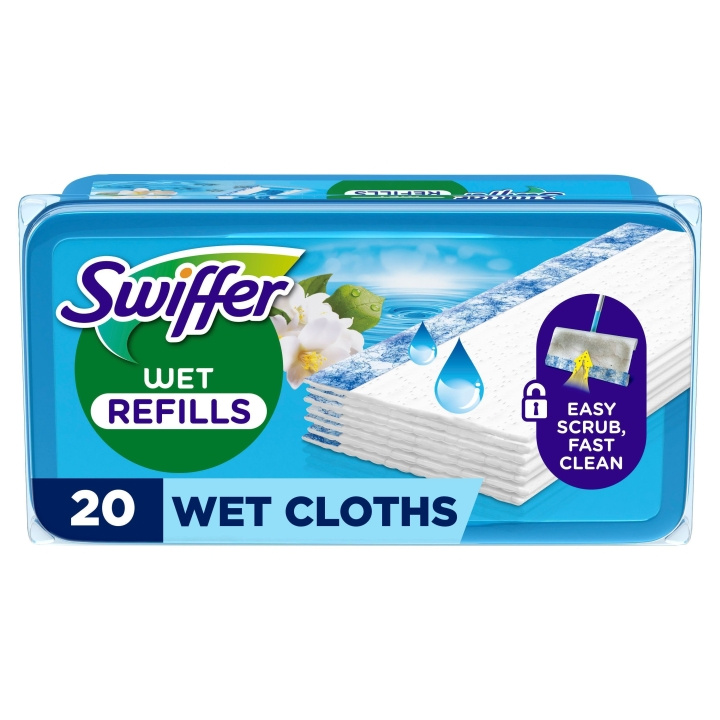 Swiffer Rengjøringskluter for gulv, 20 stk Morning Fresh i gruppen HJEM, HUS OG HAGE / Rengjøringsprodukter / Rengjøringstilbehør hos TP E-commerce Nordic AB (D16495)