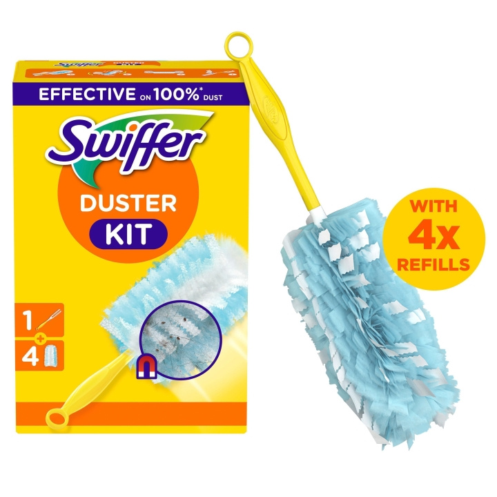 Swiffer Duster Kit +4st refiller i gruppen HJEM, HUS OG HAGE / Rengjøringsprodukter / Rengjøringstilbehør hos TP E-commerce Nordic AB (D16500)