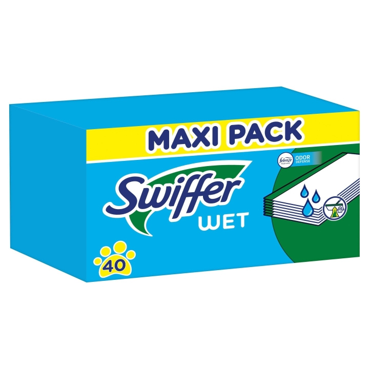Swiffer Våte rengjøringskluter for gulv 40 stk Kjæledyr i gruppen HJEM, HUS OG HAGE / Rengjøringsprodukter / Rengjøringstilbehør hos TP E-commerce Nordic AB (D16505)