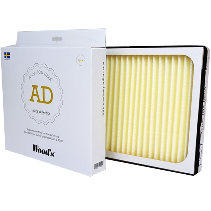Wood\'s Hepa filter Ion Active AD20/ AD30 i gruppen HJEM, HUS OG HAGE / Vifter og klimaprodukter / Luftavfuktere hos TP E-commerce Nordic AB (D16528)