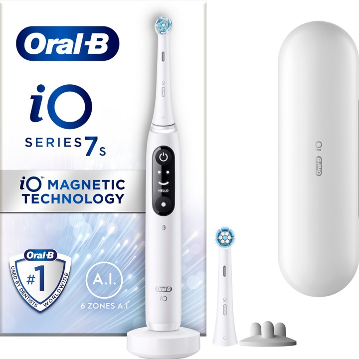 Oral B Elektrisk tannbørste iO7 Hvit i gruppen HELSE OG SKJØNNHET / Munnpleie / Elektriske tannbørster hos TP E-commerce Nordic AB (D16537)