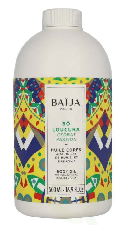 Baija Paris Baija So Loucura Body Oil Citron Passion Fruit 500 ml i gruppen HELSE OG SKJØNNHET / Hudpleie / Kroppspleie / Kroppsolje hos TP E-commerce Nordic AB (D16577)
