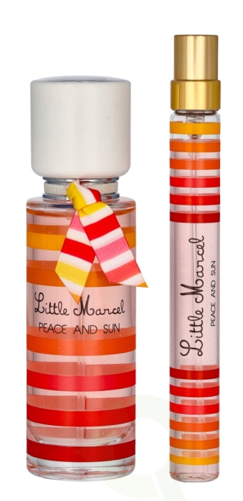 Little Marcel Peace And Sun Giftset 40 ml Edp Spray 30ml/Edp 10ml i gruppen HELSE OG SKJØNNHET / Gavesett / Gavesett for henne hos TP E-commerce Nordic AB (D16598)