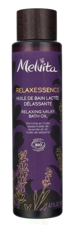 Melvita Relaxessence Relaxing Milky Bath Oil 140 ml i gruppen HELSE OG SKJØNNHET / Hudpleie / Kroppspleie / Bad- og dusjkrem hos TP E-commerce Nordic AB (D16630)