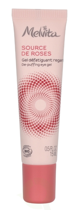 Melvita Source De Roses De-Puffing Eye Gel 15 ml i gruppen HELSE OG SKJØNNHET / Hudpleie / Ansikt / Øyne hos TP E-commerce Nordic AB (D16634)
