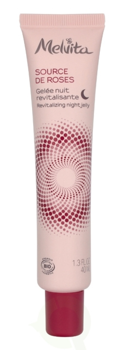 Melvita Source De Roses Revitalizing Night Jelly 40 ml i gruppen HELSE OG SKJØNNHET / Hudpleie / Ansikt / Dagkrem hos TP E-commerce Nordic AB (D16635)