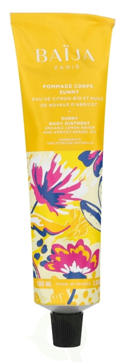 Baija Paris Baija Body Ointment Sunny - Organic Lemon Water And Apricot Kernel Oil 100 ml i gruppen HELSE OG SKJØNNHET / Hudpleie / Kroppspleie / Body lotion hos TP E-commerce Nordic AB (D16656)