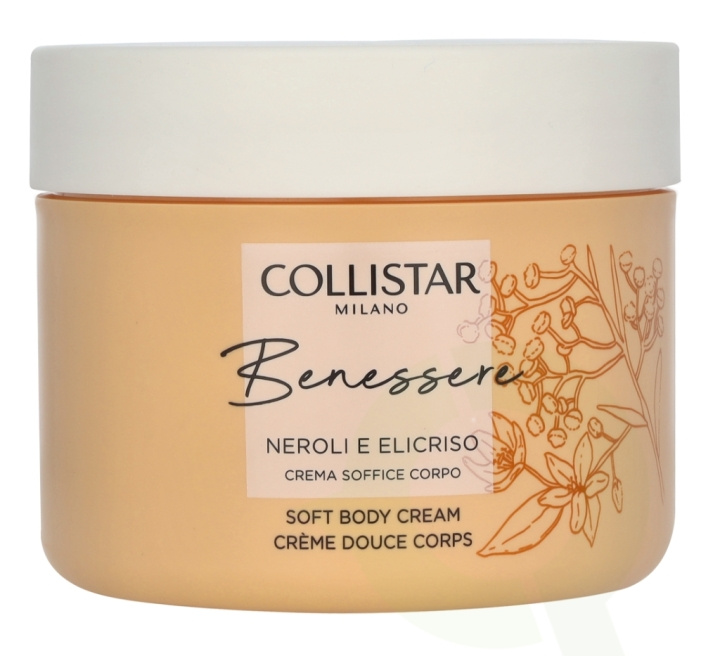 Collistar Benessere Neroli And Helichrysum Soft Body Cream 200 ml i gruppen HELSE OG SKJØNNHET / Hudpleie / Kroppspleie / Body lotion hos TP E-commerce Nordic AB (D16731)