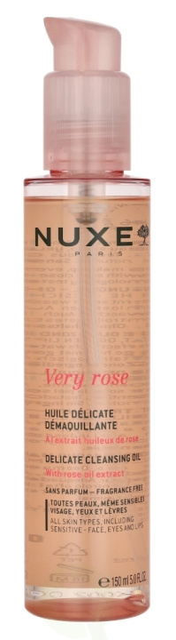 Nuxe Very Rose Gentle Cleansing Oil 150 ml i gruppen HELSE OG SKJØNNHET / Hudpleie / Ansikt / Rengjøring hos TP E-commerce Nordic AB (D16741)