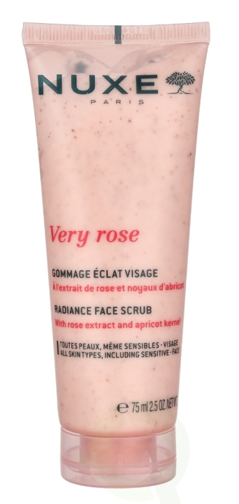 Nuxe Very Rose Face Scrub 75 ml i gruppen HELSE OG SKJØNNHET / Hudpleie / Ansikt / Skrubb/peeling hos TP E-commerce Nordic AB (D16745)