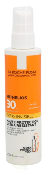 La Roche LRP Anthelios Invisible Spray SPF30 200 ml For Sensible, Ultra Resistant i gruppen HELSE OG SKJØNNHET / Hudpleie / Soling / Solkrem hos TP E-commerce Nordic AB (D16753)
