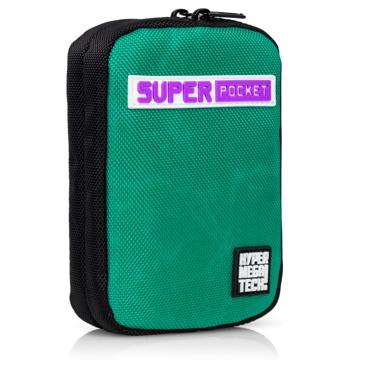 Blaze Evercade Hmt Super Pocket-veske i stoff - grønn/sort i gruppen Elektronikk / TV-spill & tilbehør / Andre spill hos TP E-commerce Nordic AB (D16858)
