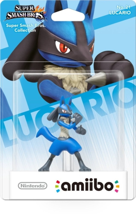 Amiibo Nintendo Amiibo Figurine Lucario i gruppen Elektronikk / TV-spill & tilbehør / Nintendo Switch / Tilbehør hos TP E-commerce Nordic AB (D16870)