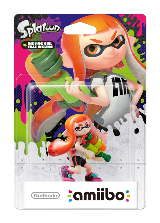 Amiibo Nintendo Amiibo Figur Inkling Girl (Splatoon Collection) i gruppen Elektronikk / TV-spill & tilbehør / Nintendo Switch / Tilbehør hos TP E-commerce Nordic AB (D16895)