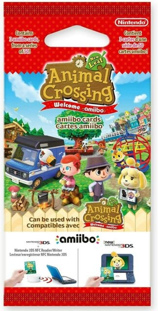 NACON Animal Crossing New Leaf: Velkommen amiibo! - Amiibo-kort (3 stk) i gruppen Elektronikk / TV-spill & tilbehør / Nintendo Switch / Tilbehør hos TP E-commerce Nordic AB (D16901)