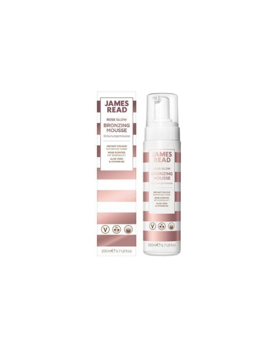 James Read Rose Glow Bronzing Mousse - 200 ml i gruppen HELSE OG SKJØNNHET / Hår & styling / Hårpleie / Balsam hos TP E-commerce Nordic AB (D16943)
