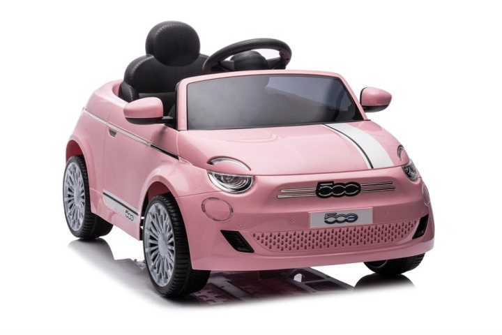 Azeno Elbil - Fiat 500e 12V - Rosa (6951305) i gruppen LEKER, BARN OG BABY / Leker / Gåbil hos TP E-commerce Nordic AB (D16960)