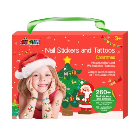 Avenir Neglestickers og tatoveringer - Jul (58NA218208) i gruppen LEKER, BARN OG BABY / Leker / Håndtverk hos TP E-commerce Nordic AB (D16974)