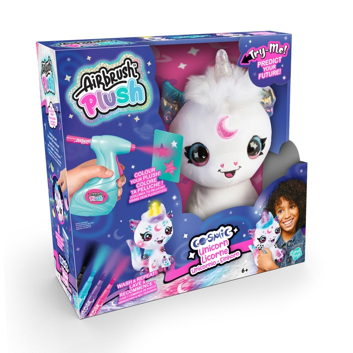 Airbrush Plush Kosmisk enhjørning (102811) i gruppen LEKER, BARN OG BABY / Babyleker (0-3 år) / Kosedyr hos TP E-commerce Nordic AB (D17015)